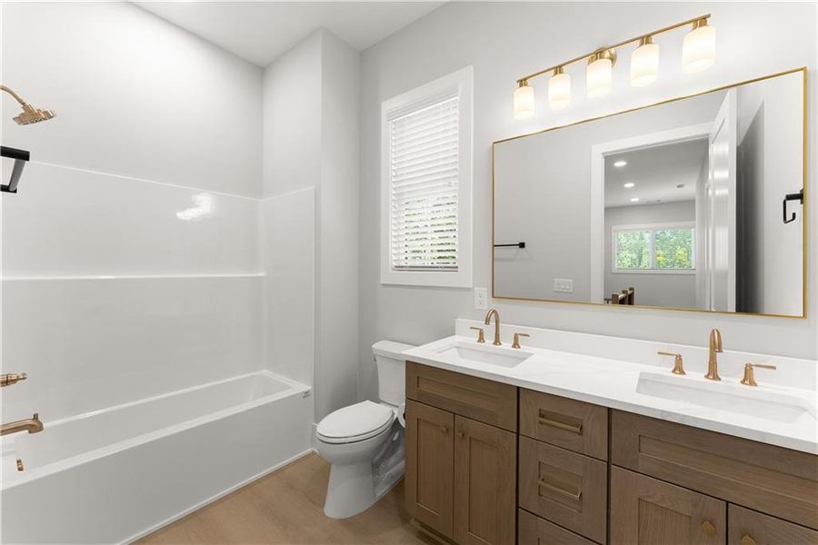 Furnished interior view inside a new home in , Flowery Branch (Image 14).