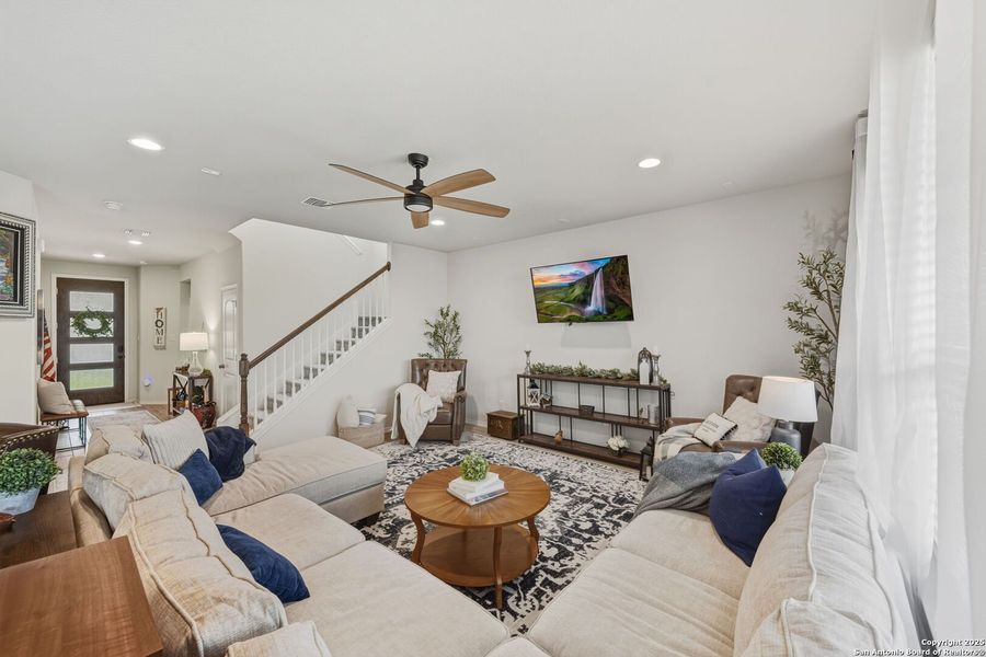 Furnished interior view inside a new home in Lily Springs, Seguin (Image 28).