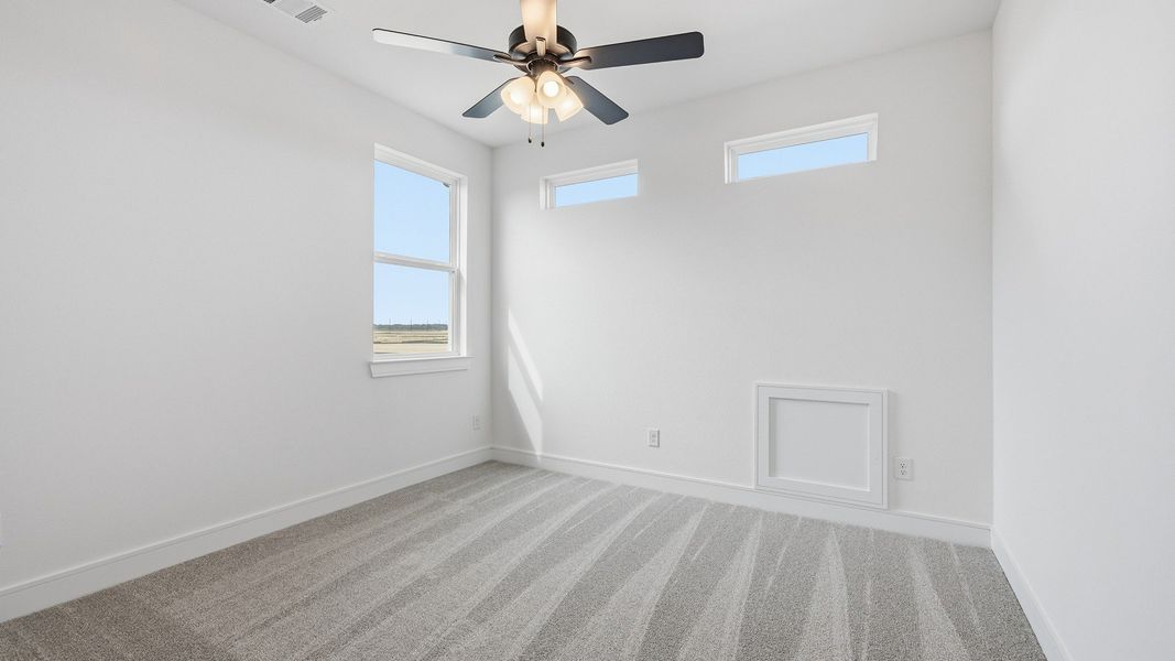 Representative furnished interior of a home built from the Solara by Brightland Homes in Bridgeland Central, Cypress (Image 17).