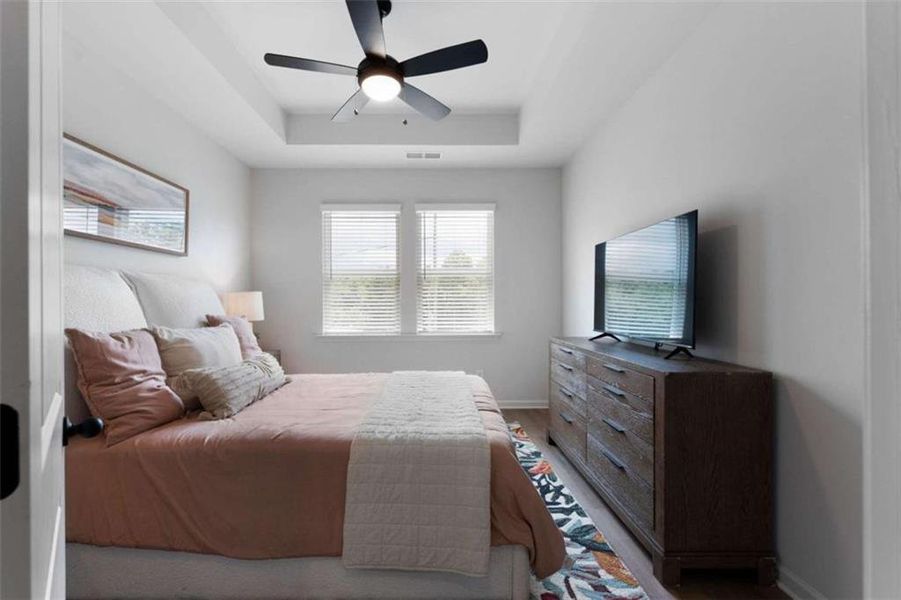Furnished interior view inside a new home in , Cedartown (Image 47).
