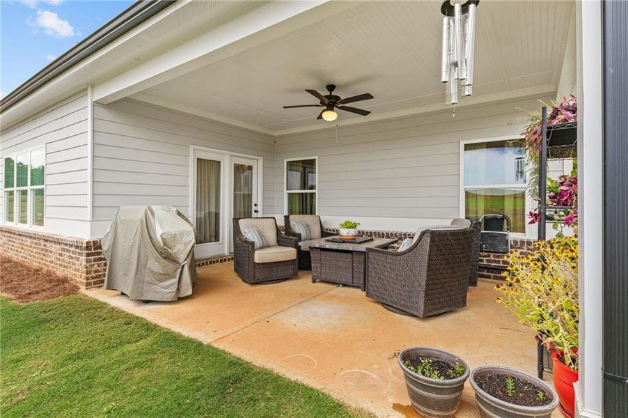 Exterior details and patio area of a home in , Covington (Image 37). Exterior details and patio area of a home in , Covington (Image 37).