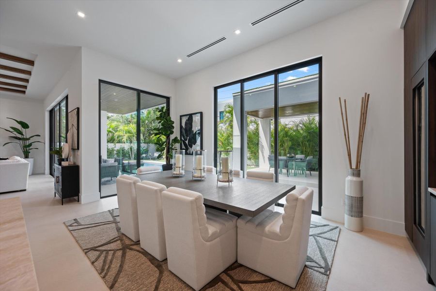 Furnished interior view inside a new home in , Boca Raton (Image 9).