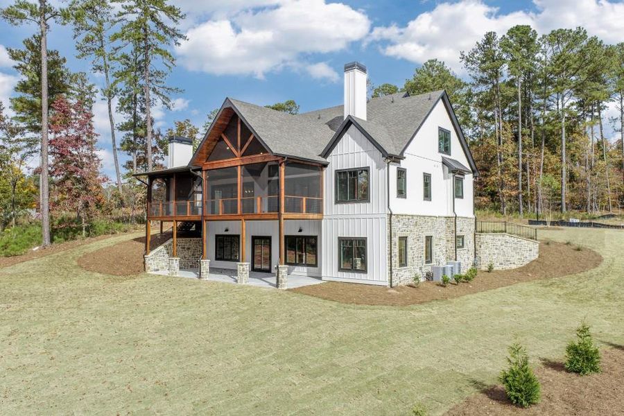 Front exterior of a new home in , Gainesville, GA, highlighting curb appeal (Image 29).