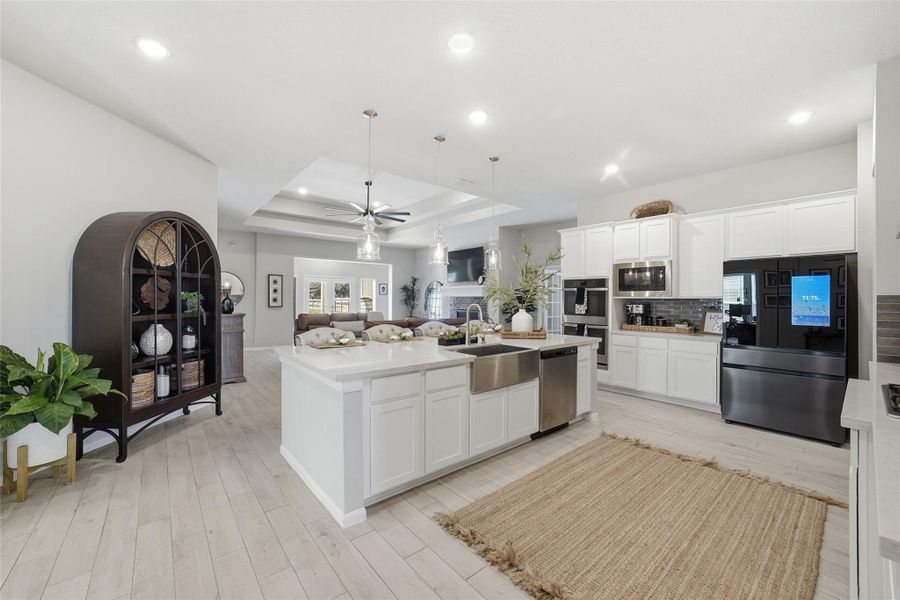 Furnished interior view inside a new home in Tejas Landing, Needville (Image 15).