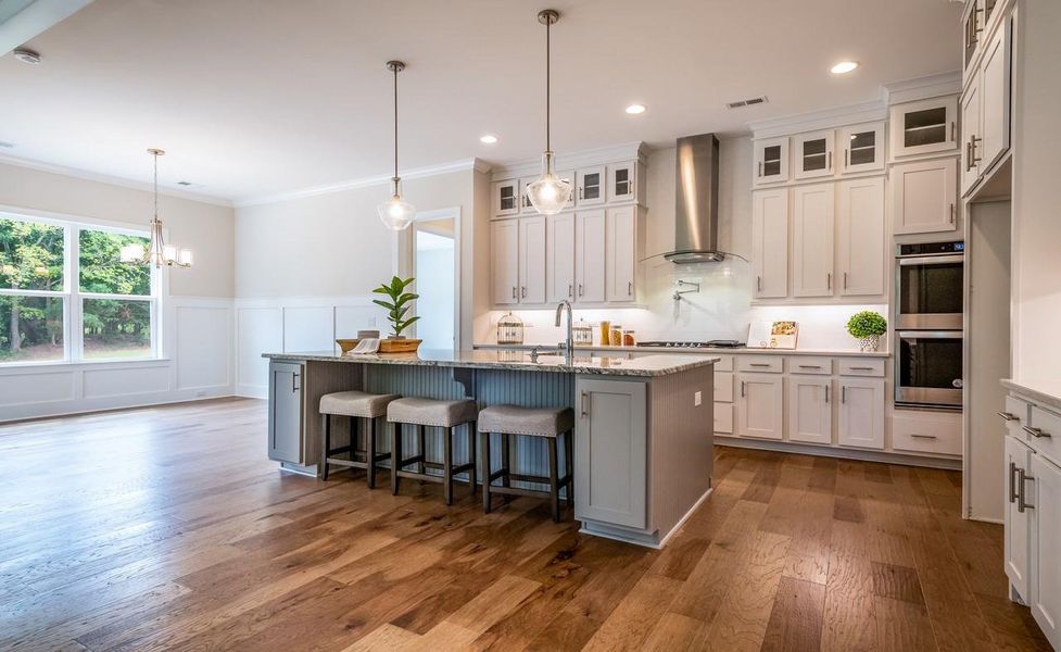 Representative furnished interior of a home built from the Berkeley by Greybrook Homes in Harbor Watch, Statesville (Image 8).