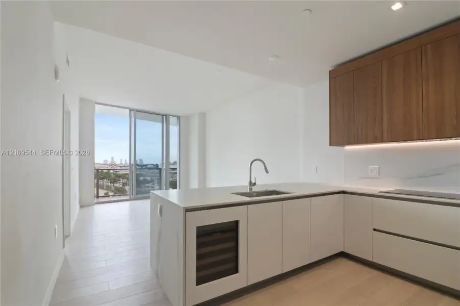 Furnished interior view inside a new home in , Miami (Image 8).