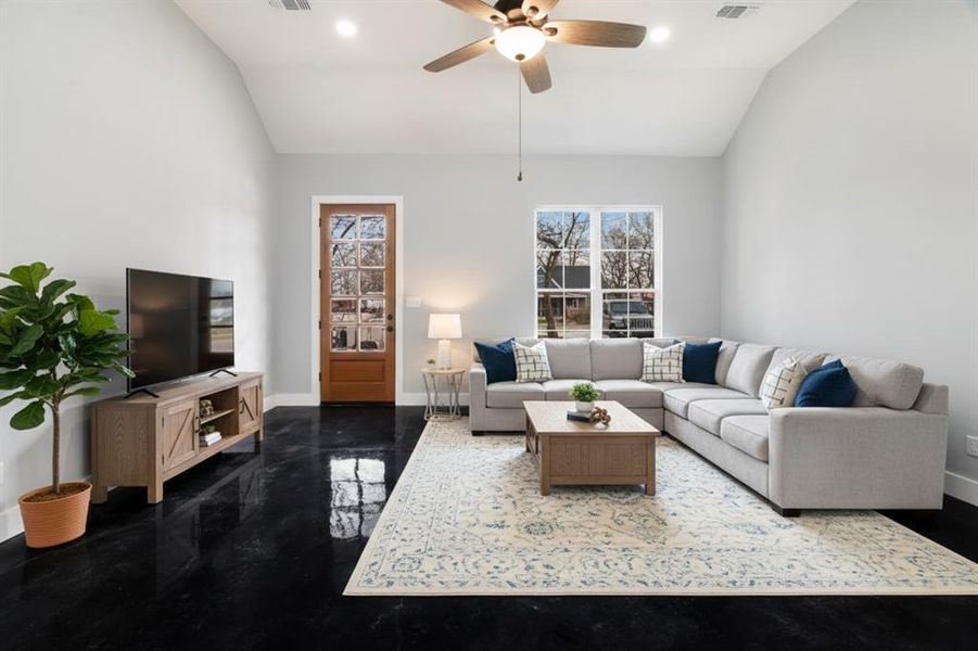 Furnished interior view inside a new home in , Blossom (Image 7).