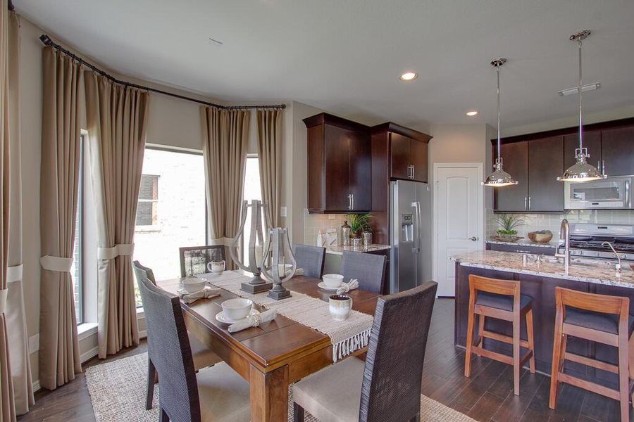 Breakfast Nook. Representative Photo. Breakfast Nook. Representative Photo.