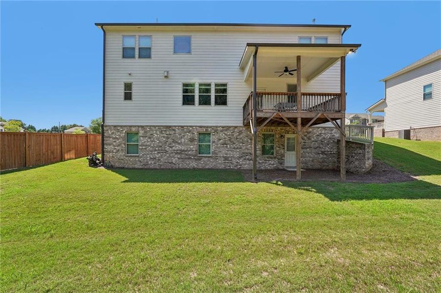 Exterior details and patio area of a home in Haley Station, Canton (Image 23).