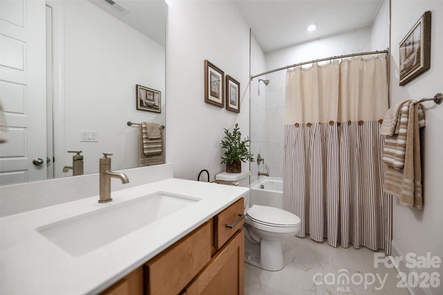 Furnished interior view inside a new home in , Clover (Image 29).