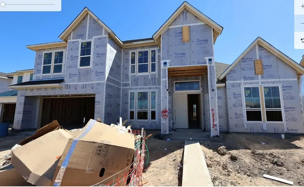 In-progress construction of a new home in Woodson’s Reserve 70′, Spring, TX (Image 9). In-progress construction of a new home in Woodson’s Reserve 70′, Spring, TX (Image 9).