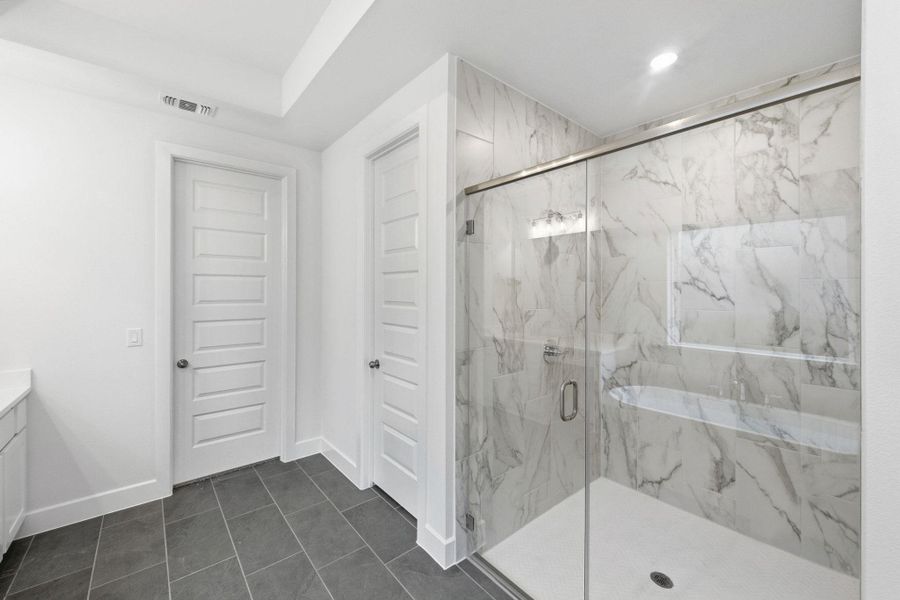 Furnished interior view inside a new home in The Colony, Bastrop (Image 10).