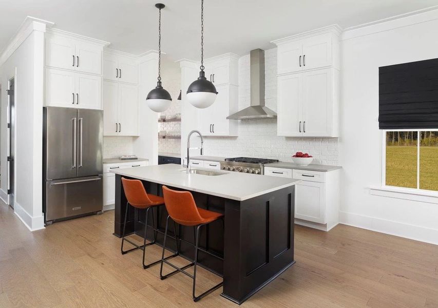 Representative furnished interior of a home built from the Witherbee by Ashton Woods in Midtown at Nexton, Summerville (Image 8).