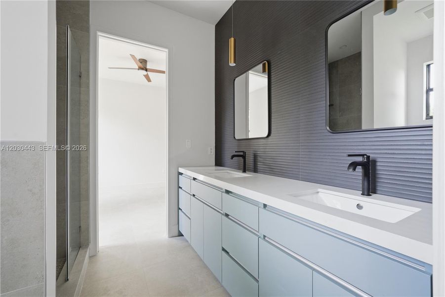 Furnished interior view inside a new home in , West Park (Image 11).