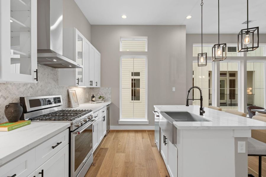 Furnished interior view inside a new home in , Houston (Image 11).