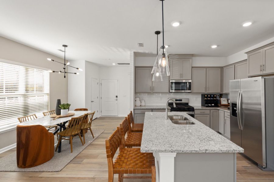 Representative furnished interior of a home built from the Grisham by Pulte Homes in Sedgefield Green, Greensboro (Image 10).