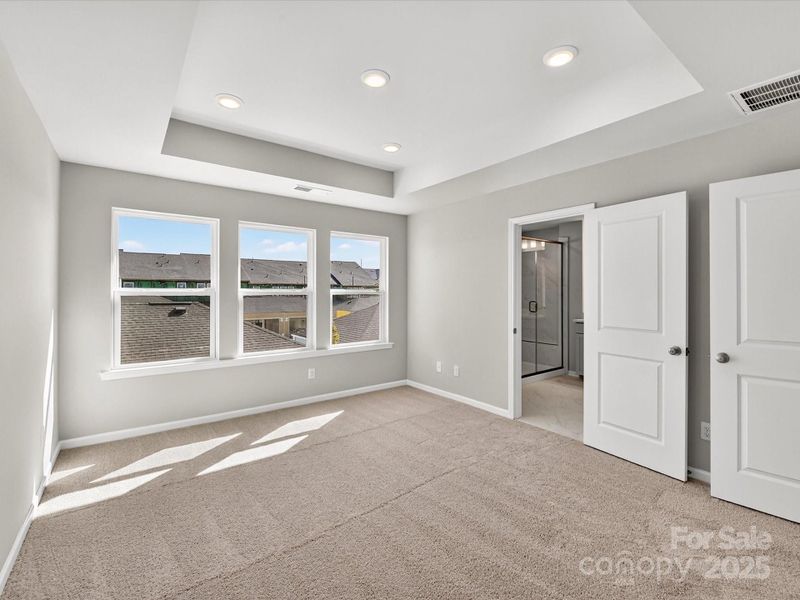 Spacious, unfurnished interior of a new home in North Creek Village - Townhomes, Huntersville (Image 39).