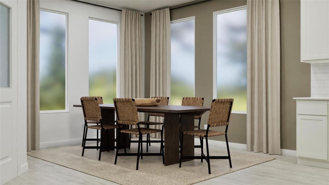 Furnished interior view inside a new home in Ashland, Angleton (Image 4).