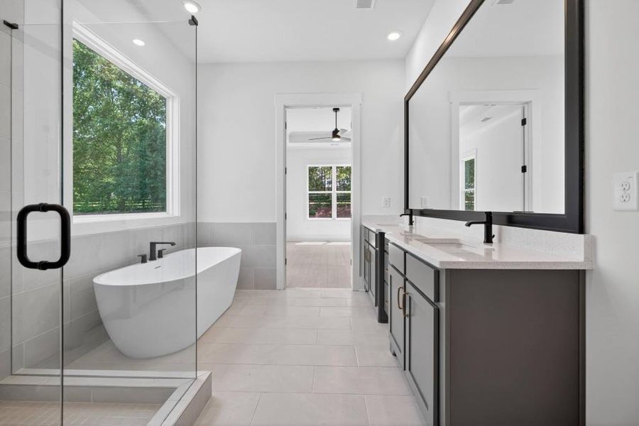 Furnished interior view inside a new home in Livingstone Park, Kennesaw (Image 6).