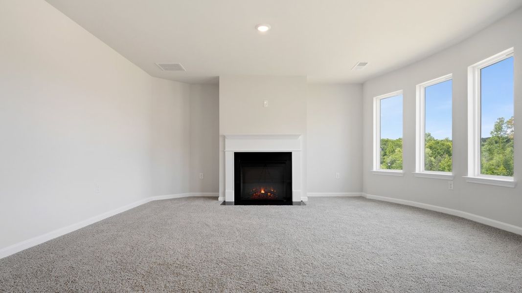 Spacious, unfurnished interior of a new home in Evergreen Crossing, Locust Grove (Image 32). Spacious, unfurnished interior of a new home in Evergreen Crossing, Locust Grove (Image 32).