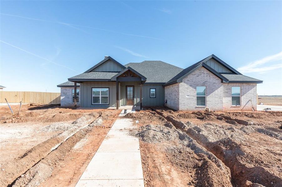 In-progress construction of a new home in , Tuscola, TX (Image 34).