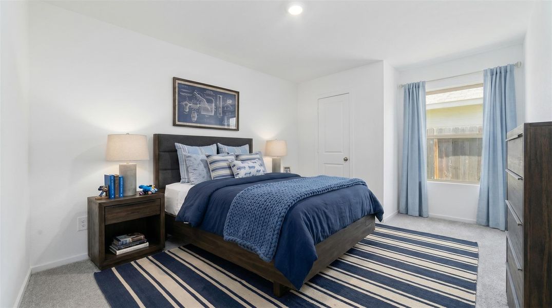 Virtually staged – Bedroom 3