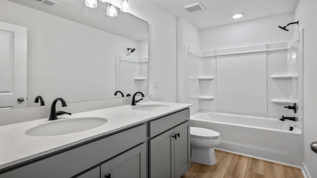 Furnished interior view inside a new home in Creekside at Andrews, Summerville (Image 6).