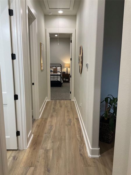 Front hallway with bedrooms 2,3,4