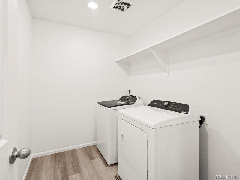 Furnished interior view inside a new home in Ridgeline Vista: The Flora Collection, Brighton (Image 15).