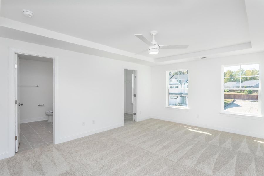 Spacious, unfurnished interior of a new home in Running Brook Townes, Durham (Image 15).