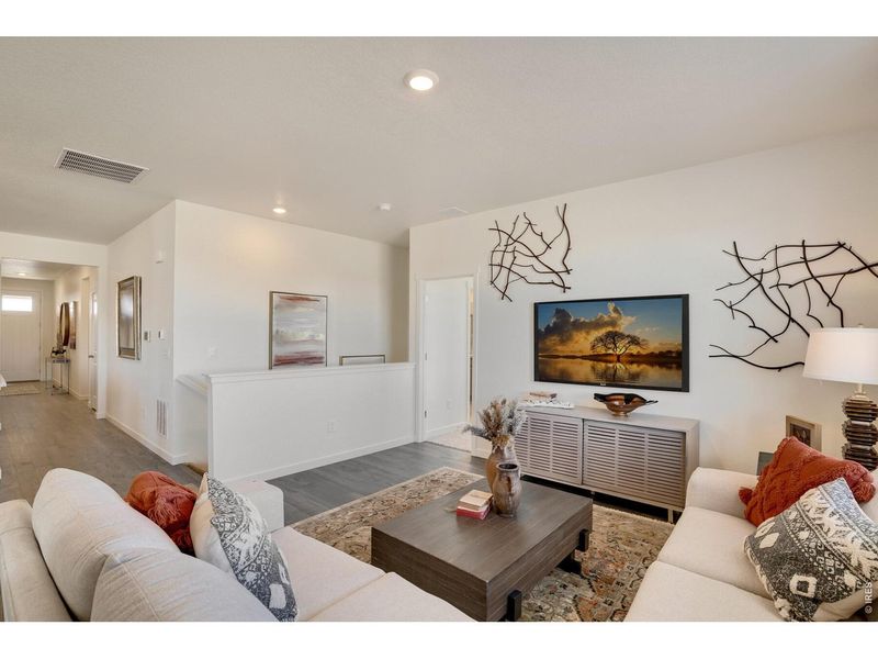 Furnished interior view inside a new home in Fossil Creek Ranch, Windsor (Image 13).