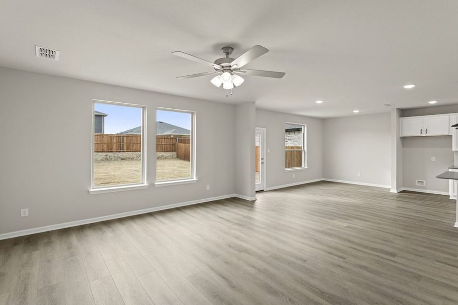 Representative unfurnished interior of a home built from the Montgomery Colony At Pinehurst by Brohn Homes in Colony at Pinehurst, Pinehurst (Image 11).