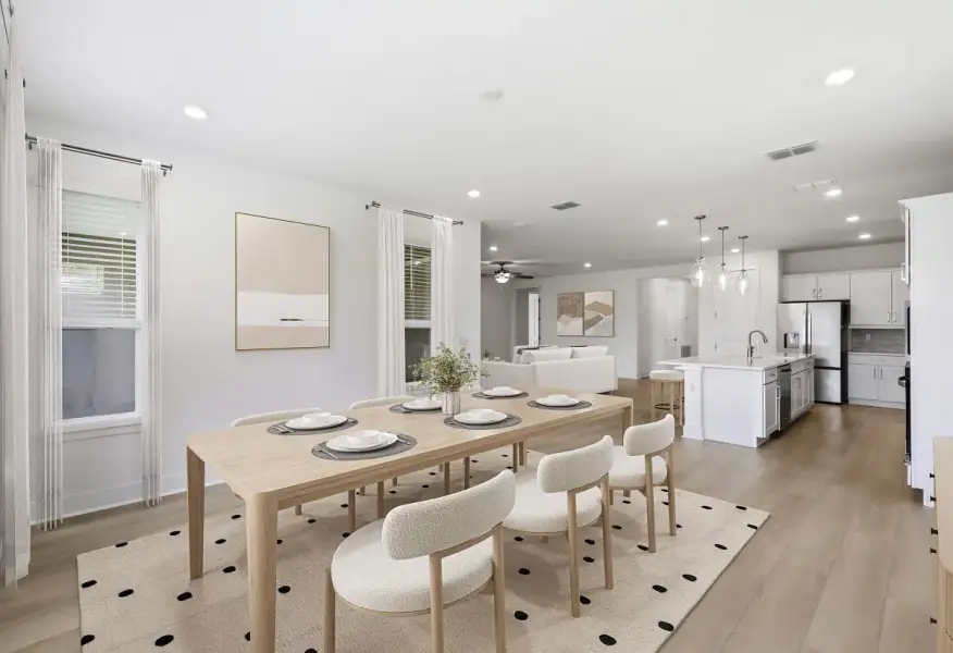 Latitude Virtually Staged Dining - 3 of 15