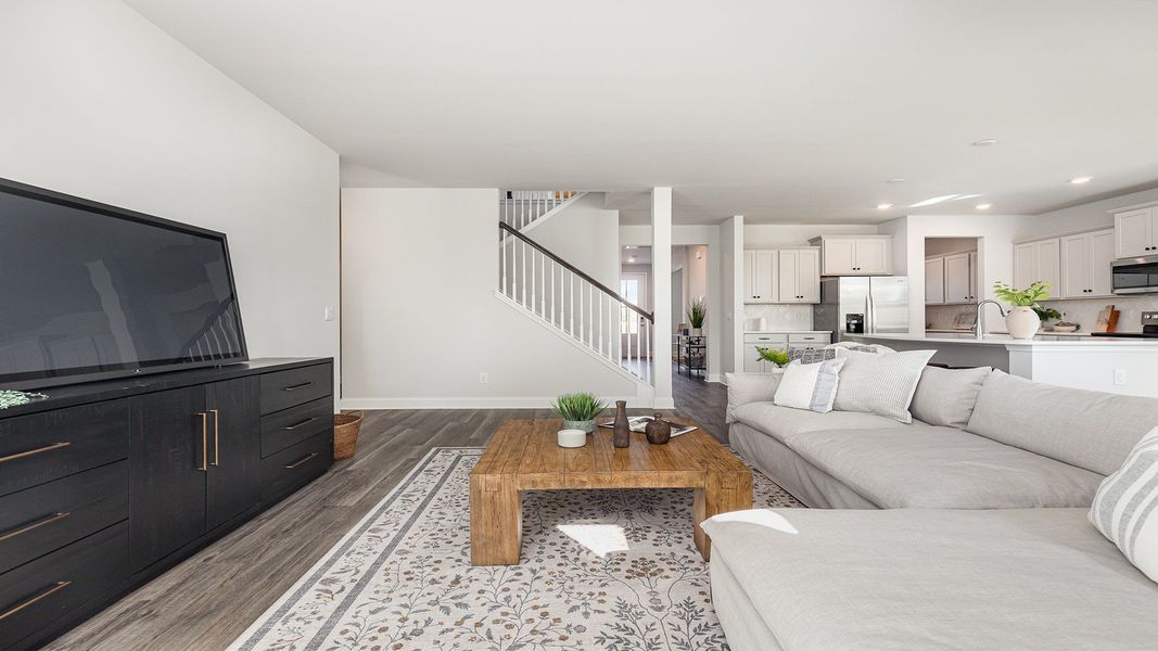 Furnished interior view inside a new home in The Forest at Black Bear, Loris (Image 7).