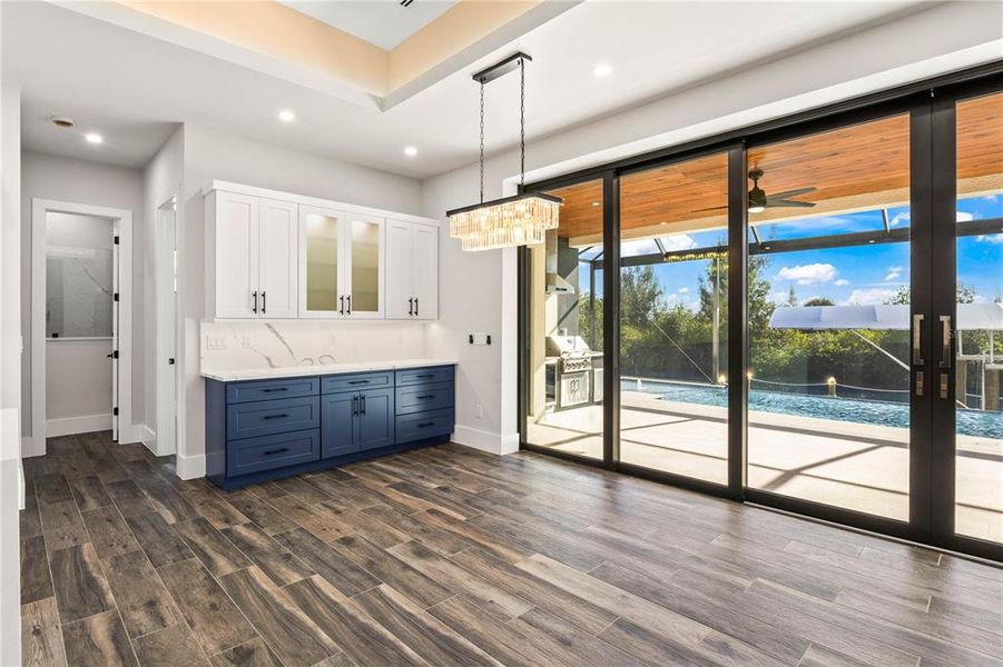 Furnished interior view inside a new home in , Cape Coral (Image 7). Furnished interior view inside a new home in , Cape Coral (Image 7).