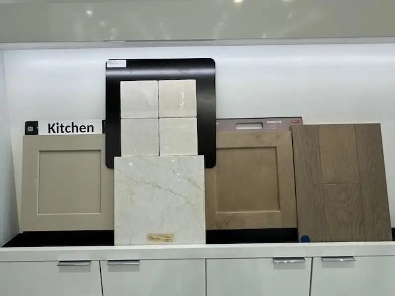 Sample of building materials used in homes in Bridgeland 45', 50', 70', Cypress (Image 4).