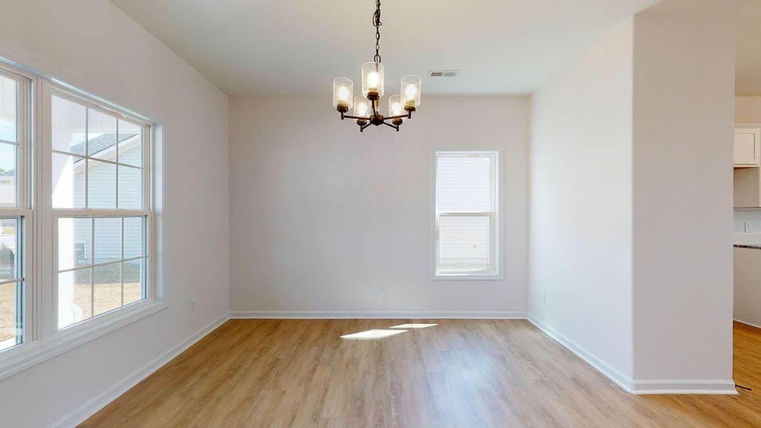 Representative unfurnished interior of a home built from the Catherine A by JC Jackson Homes,LLC in Heritage Pointe, Newport (Image 43).