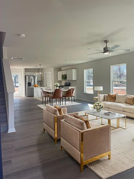 Representative furnished interior of a home built from the Haven by Veranda Homes in Pinehaven, Laurens (Image 8).