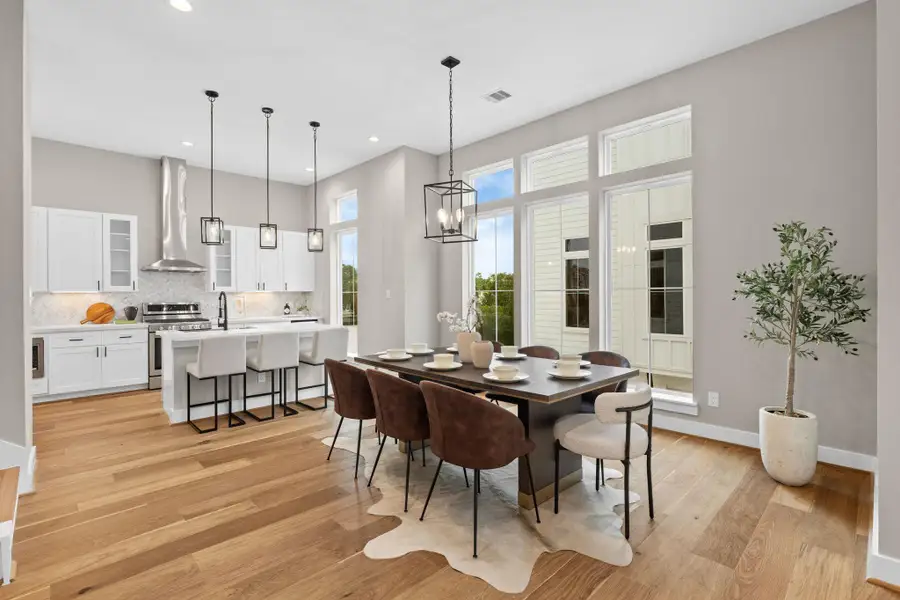 Furnished interior view inside a new home in , Houston (Image 4).