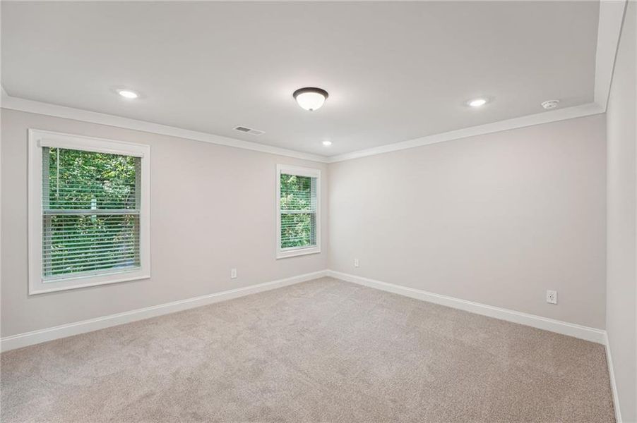 Spacious, unfurnished interior of a new home in Hemingway - Reserve Series, Cumming (Image 44). Spacious, unfurnished interior of a new home in Hemingway - Reserve Series, Cumming (Image 44).