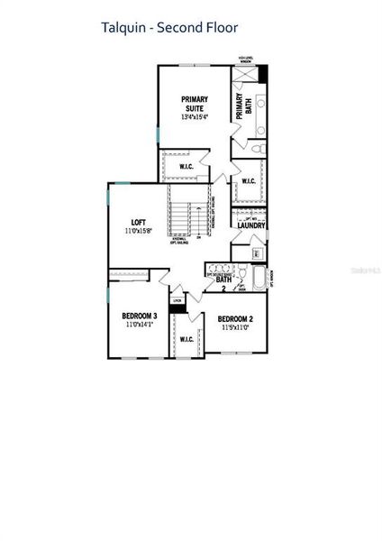 2D floor plan layout of this home in Rainwood, Groveland, FL (Image 3). 2D floor plan layout of this home in Rainwood, Groveland, FL (Image 3).