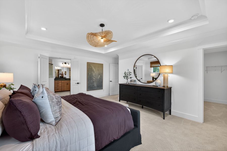 Representative furnished interior of a home built from the Riverton by Pulte Homes in Riversprings, Dacula (Image 18).