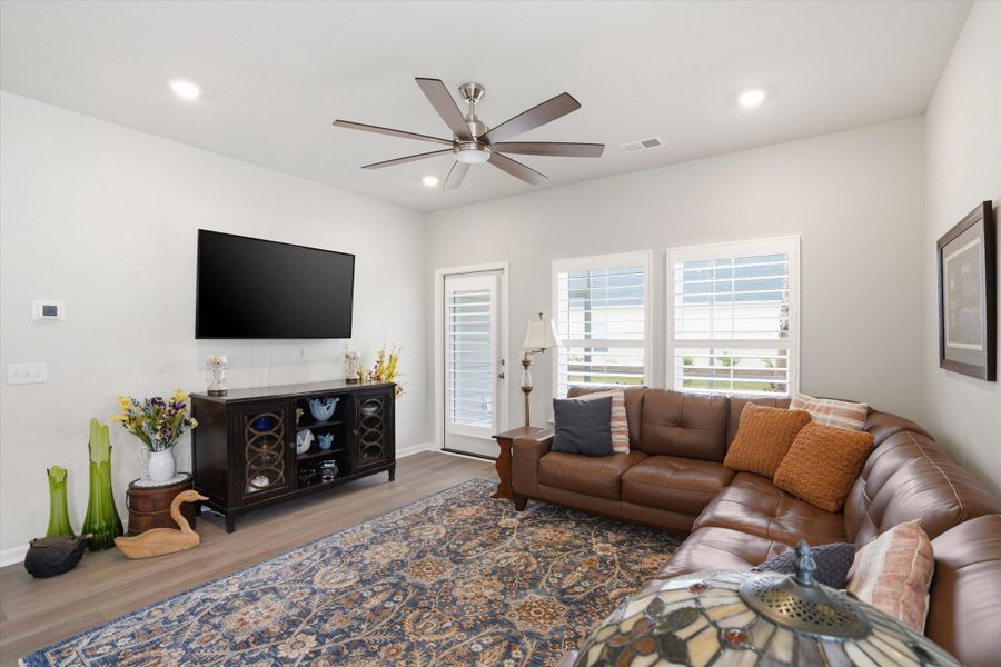 Furnished interior view inside a new home in Horizons at Carnes Crossroads | 55+, Summerville (Image 9).