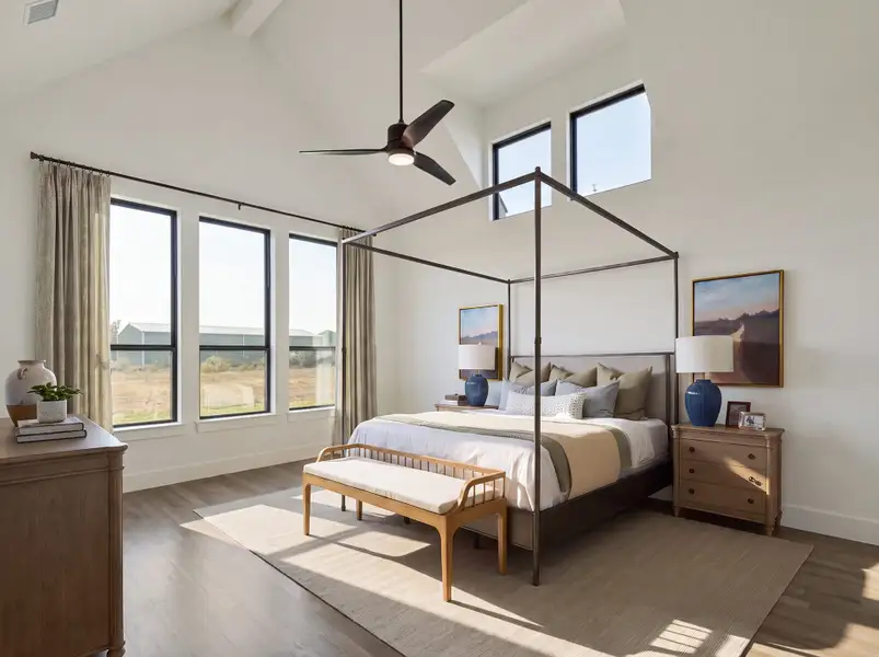 Furnished interior view inside a new home in Hilltop Ranch, Leander (Image 18). Furnished interior view inside a new home in Hilltop Ranch, Leander (Image 18).