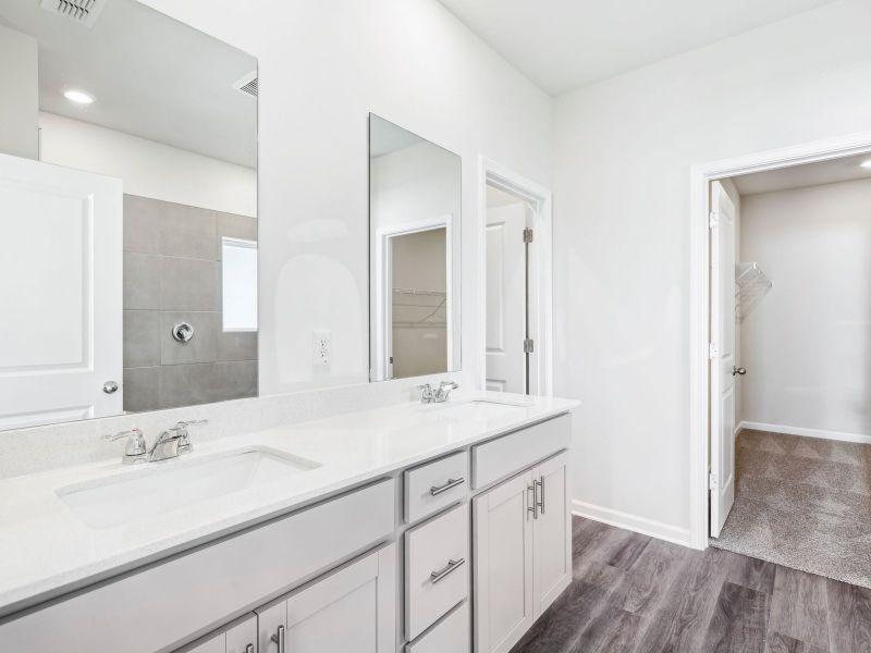 Furnished interior view inside a new home in Preserve at Mountain Creek, Pendergrass (Image 9).
