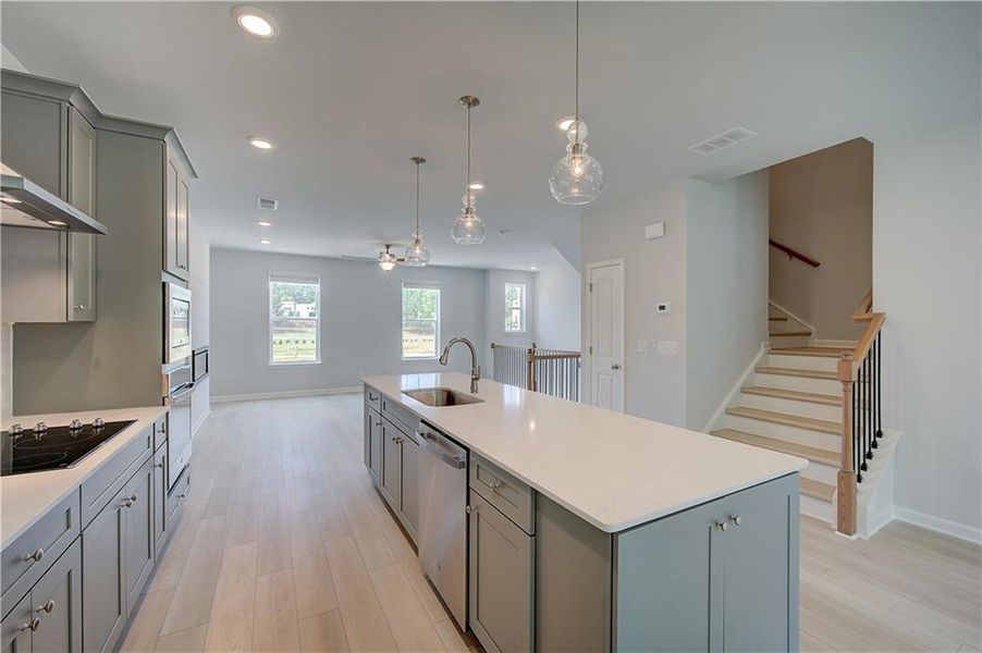 Furnished interior view inside a new home in Daybreak, Newnan (Image 10).