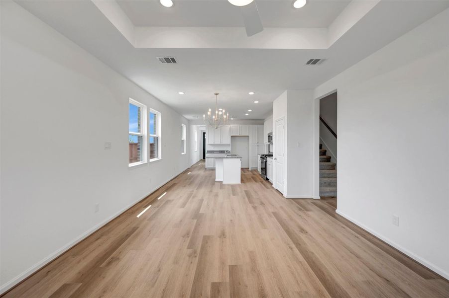 Bright and airy living area