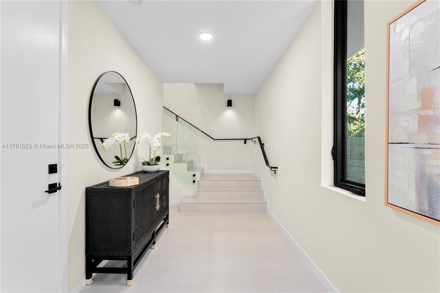 Furnished interior view inside a new home in , Miami (Image 13).