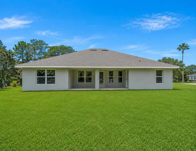 Exterior details and patio area of a home in Gatlin, Port St. Lucie (Image 2). Exterior details and patio area of a home in Gatlin, Port St. Lucie (Image 2).