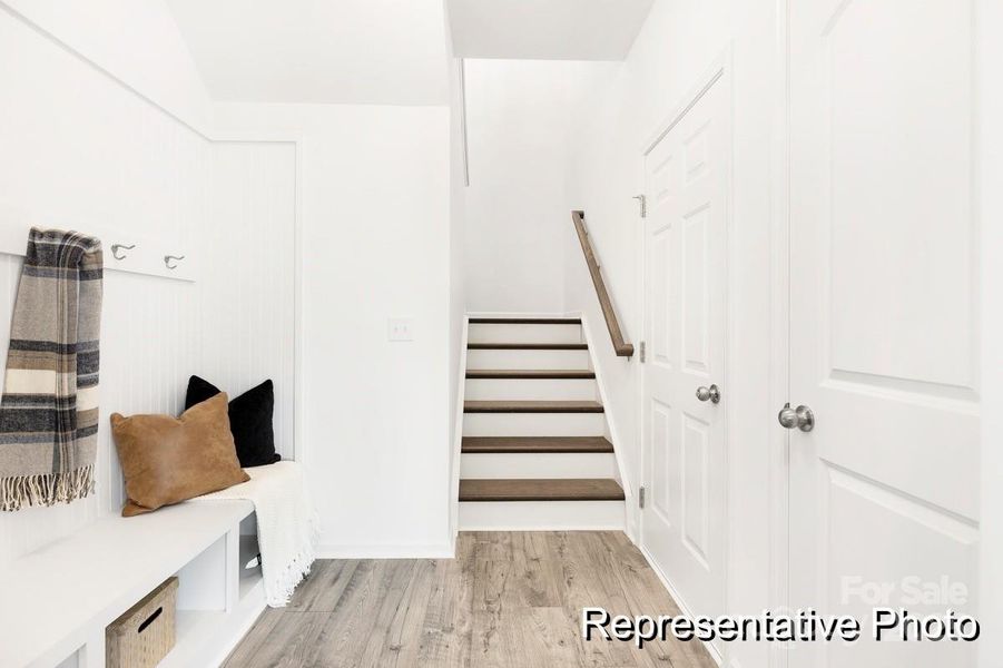 Furnished interior view inside a new home in Morgan Hills, Albemarle (Image 5).